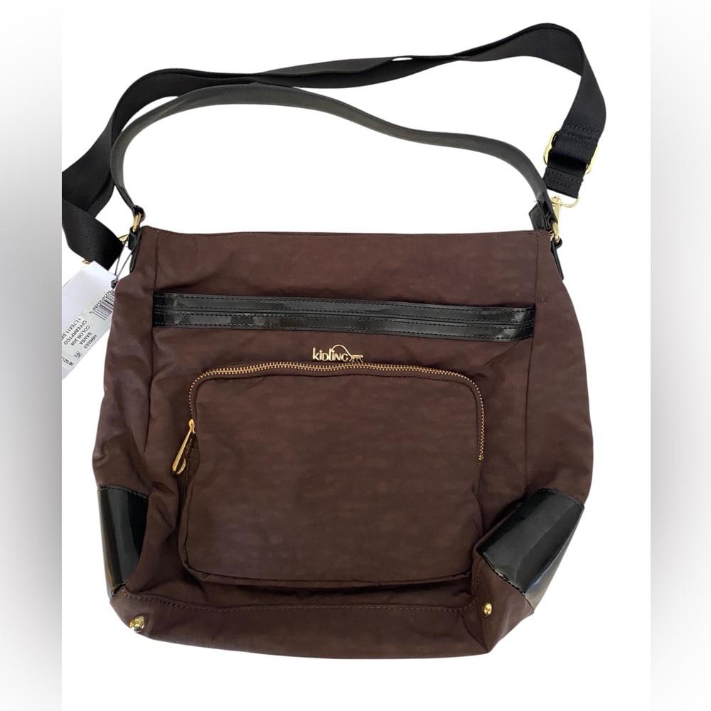 Kipling Sansa Crossbody Bag Coffee Brown New